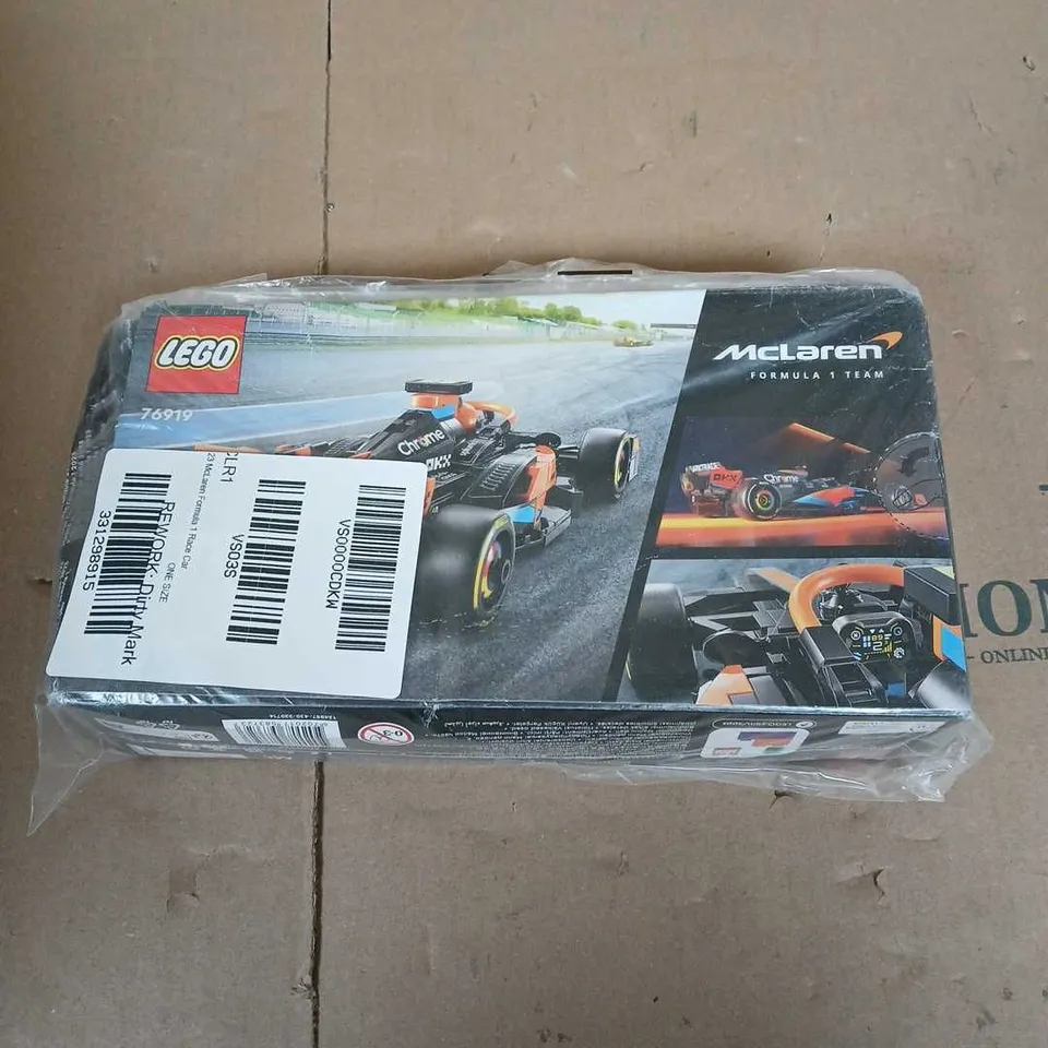 BOXED LEGO SPEED CHAMPION 2023 MCLAREN F1 RACE CAR - 76919