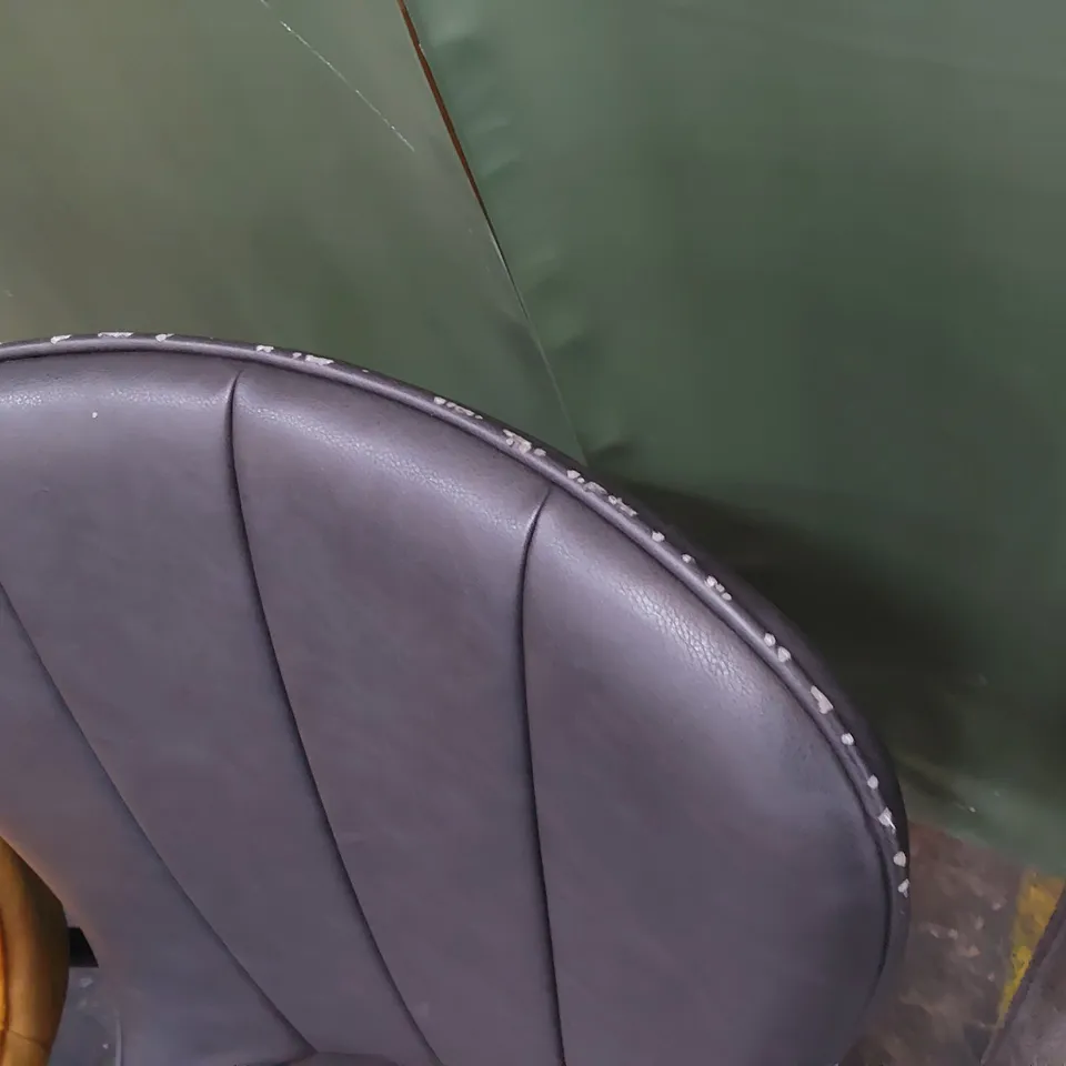 FIVE ASSORTED UPHOLSTERED DINING CHAIRS 