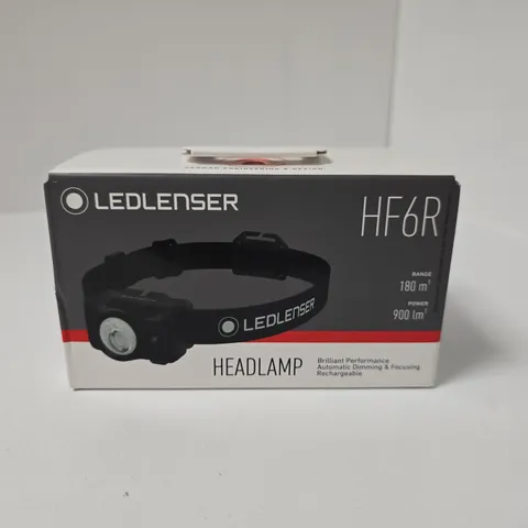 BOXED LEDLENSER HFR6 HEADLAMP IN BLACK