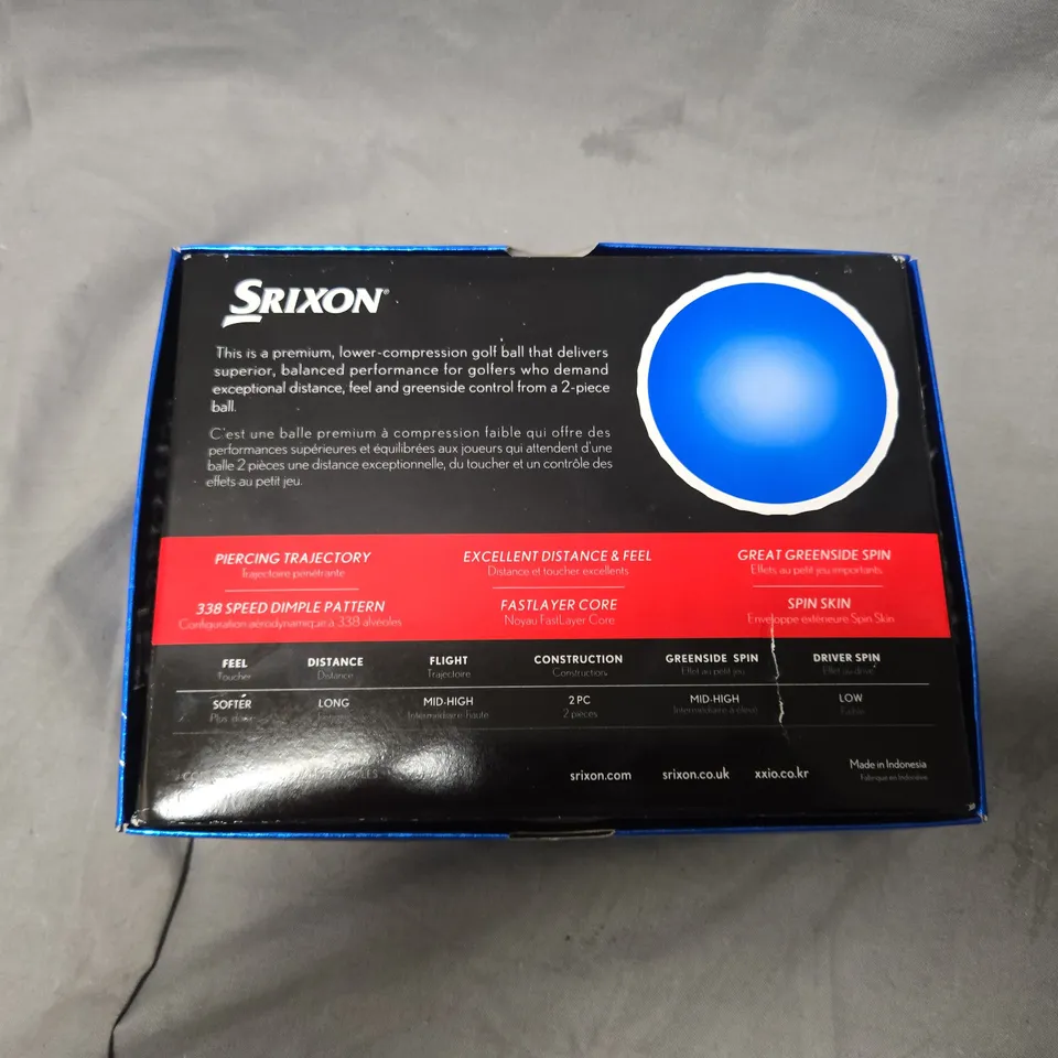 SRIXON AD333 GOLF BALLS – 4-PACK (PURE WHITE)