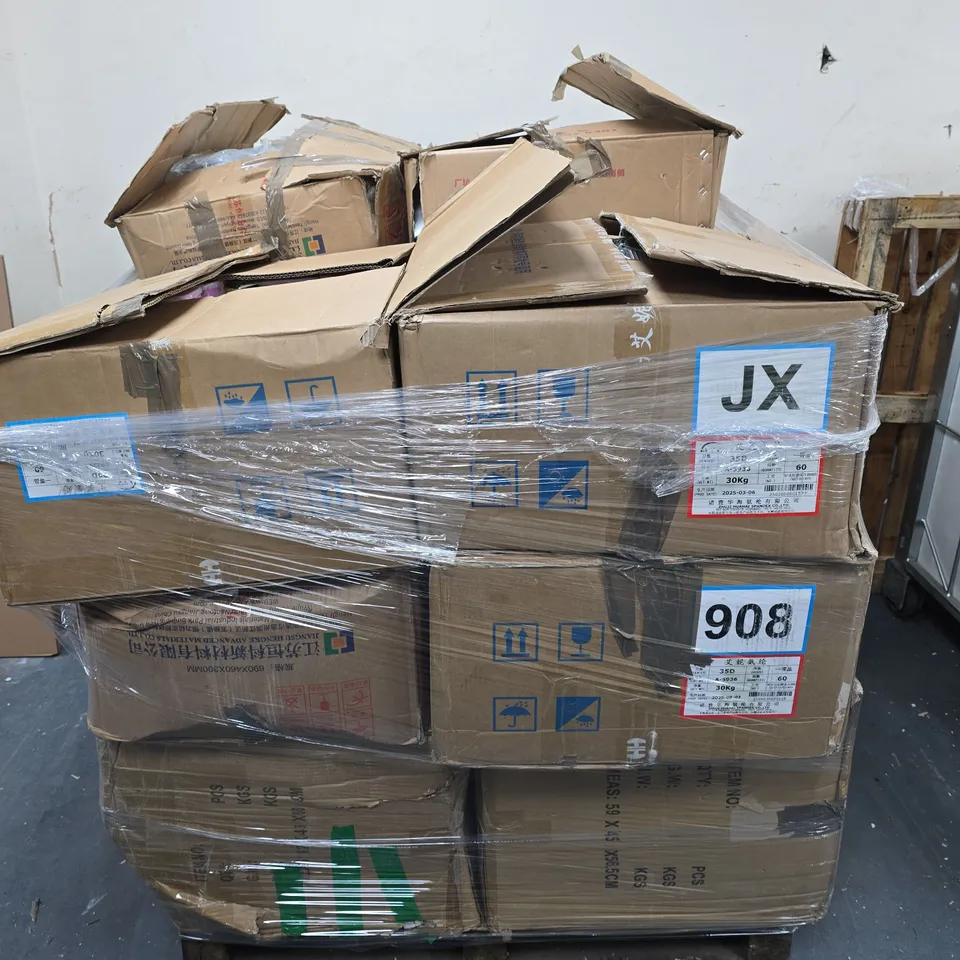 PALLET OF A LARGE QUANTITY OF ASSORTED HOUSEHOLD PRODUCTS TO INCLUDE HOME DECOR, TOYS, BEAUTY PRODUCTS ETC - COLLECTION ONLY 