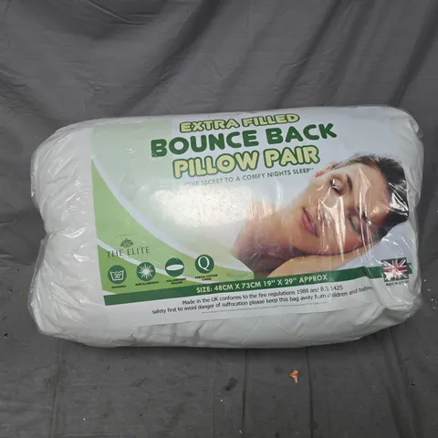 BOUNCE BACK PILLOW PAIR - EXTRA FILLED, 48 X 73 CM (19 X 29 IN)