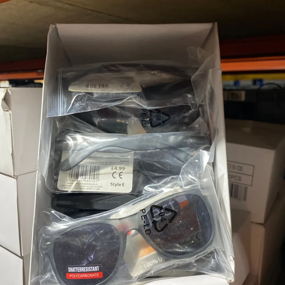 6 BOXES OF 12 BRAND NEW PAIRS OF SUNGLASSES