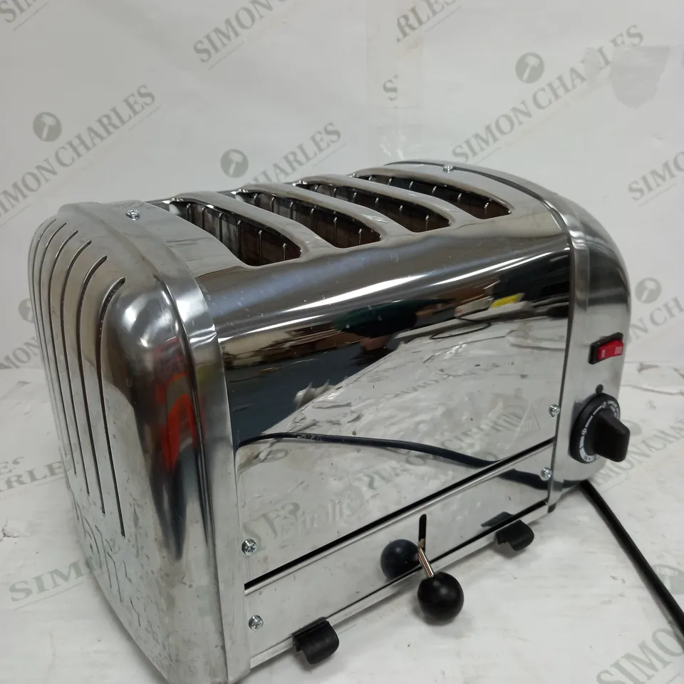 BOXED DUALIT 4 SLOT VARIO CLASSIC TOASTER WITH TWO SANDWICH CAGES