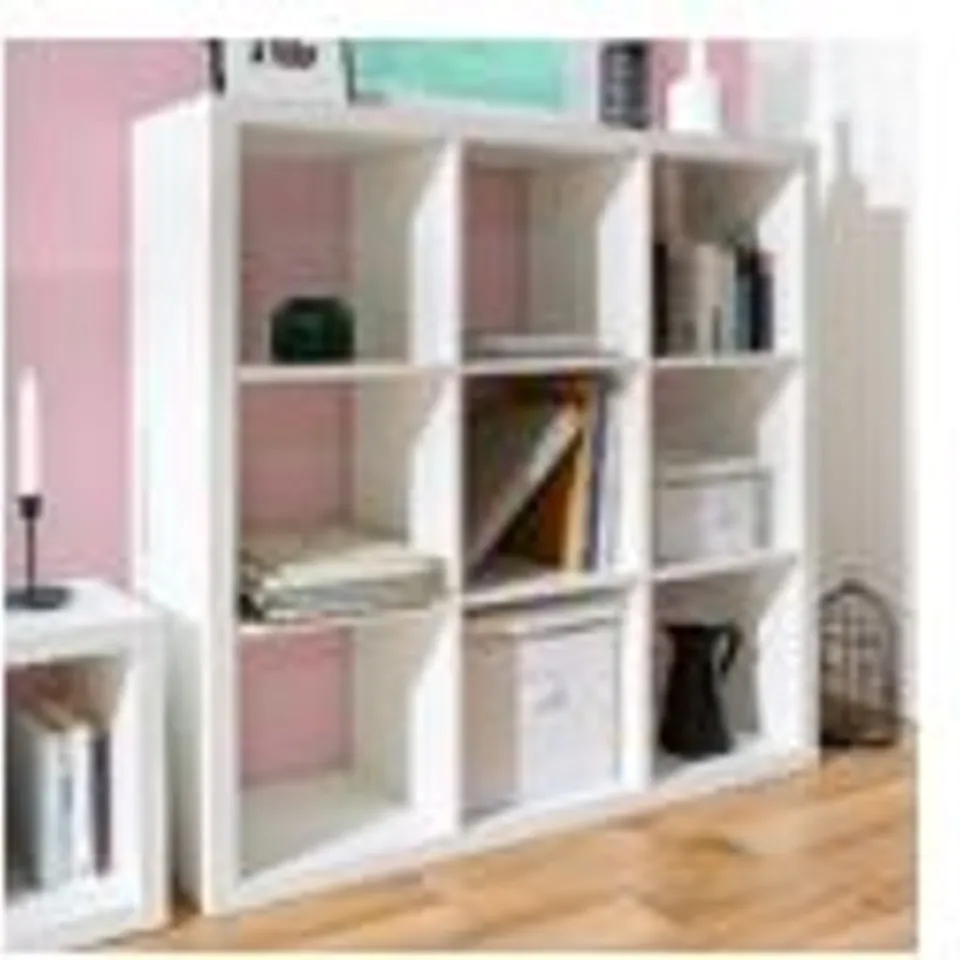 BOXED BRAND NEW MILANO 25 REGAL 9 CUBE STORAGE RACK 110 × 110 × 33cm