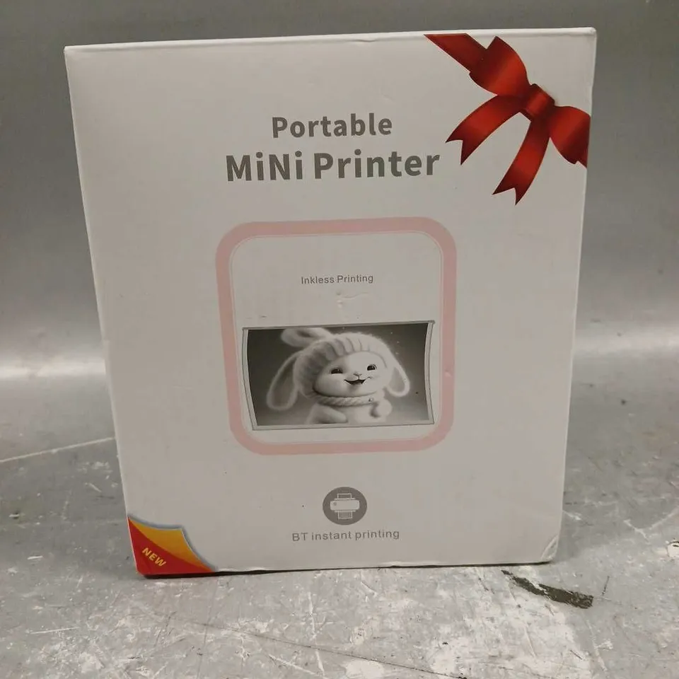 BOXED PORTABLE MINI PRINTER