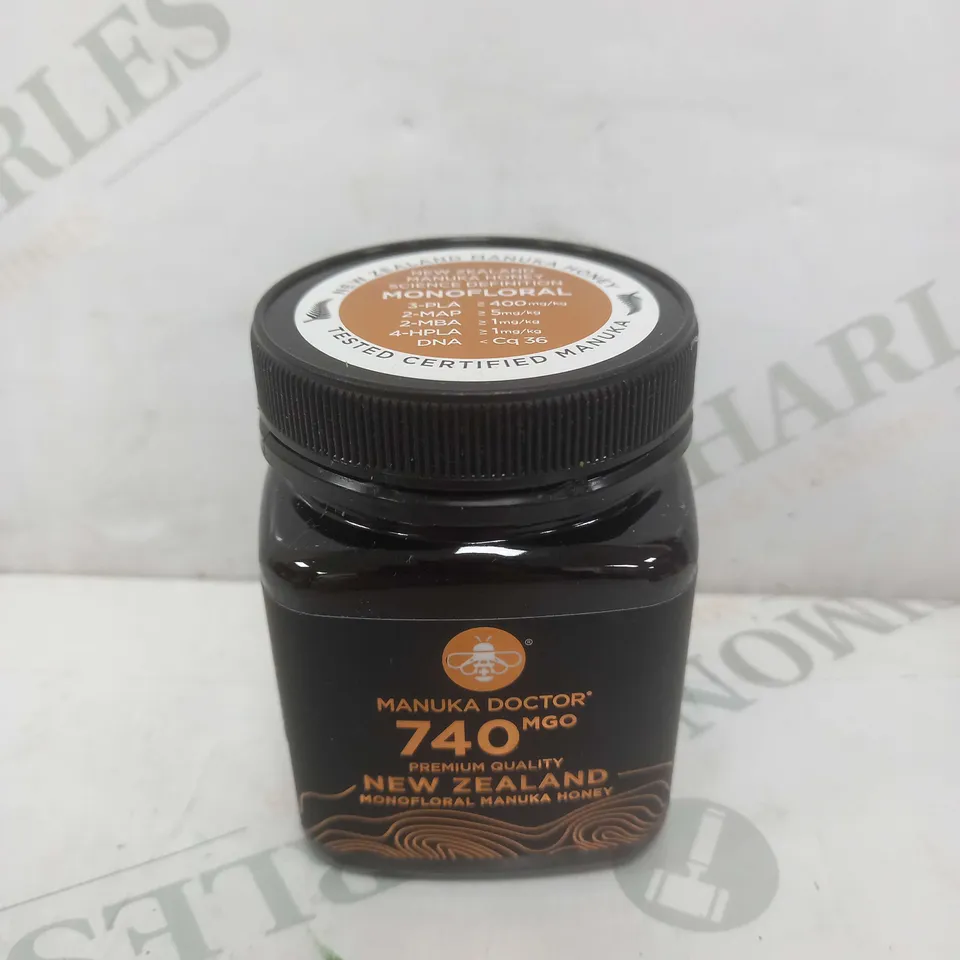 MANUKA DOCTOR 740 MGO MANUKA HONEY 250G