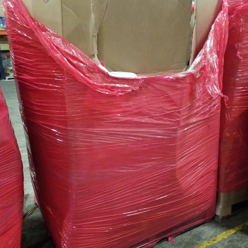 PALLET OF ASSORTED PRODUCTS INCLUDING 5 STEP LADDER, BUCKET STORAGE, BIKE STAND, VENETIAN BLIND, BEACH TENT