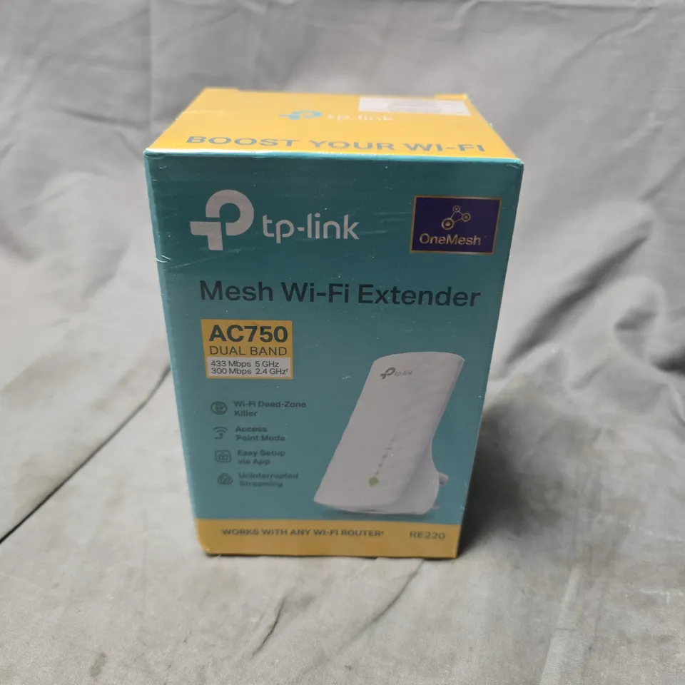 BOXED AND SEALED TP-LINK MESH WI-FI EXTENDER