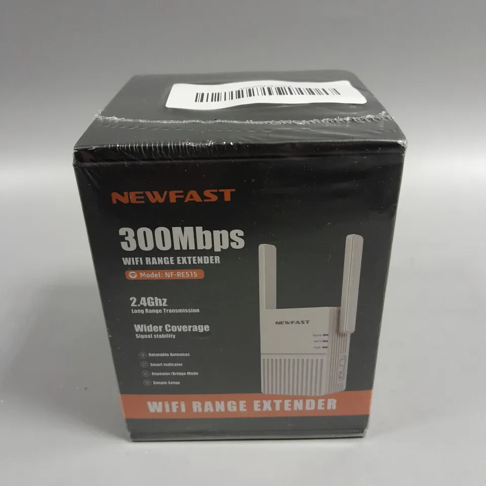 BOXED SEALED NEWFAST 300MBS WIFI RANGE EXTENDER 