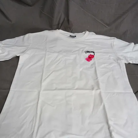 STUSSY LOGO T-SHIRT SIZE S