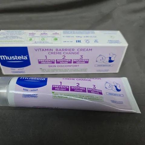 APPROXIMATELY 36 MUSTELA VITAMIN BARRIER CREAM 100ML