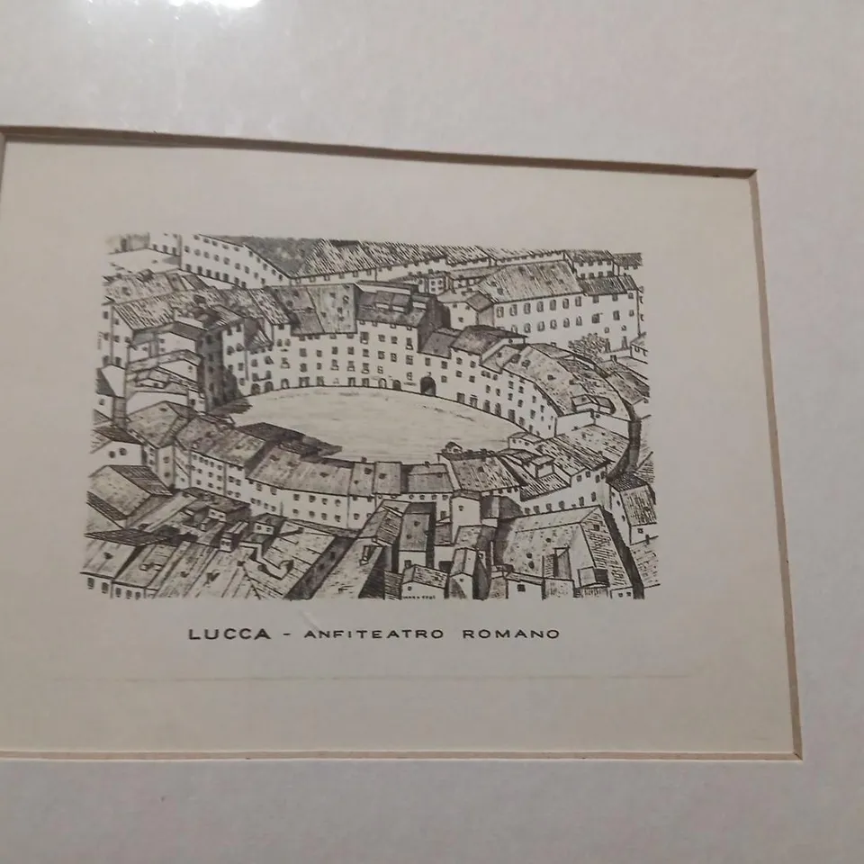 LUCCA ANFITEATRO ROMANO – PRINT BY SPINELLI SILVANO