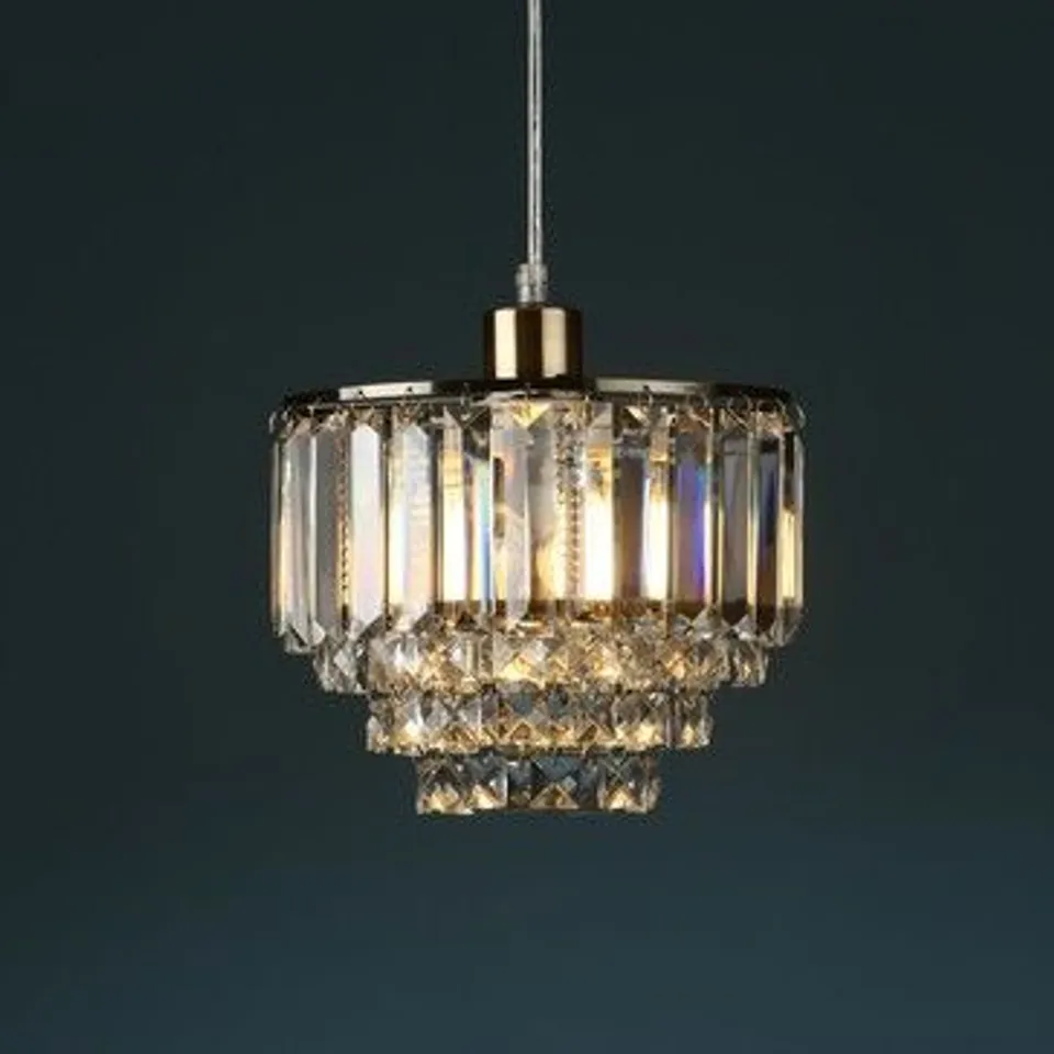 LAURA ASHLEY VIENNA EASY FIT PENDANT - ANTIQUE BRASS
