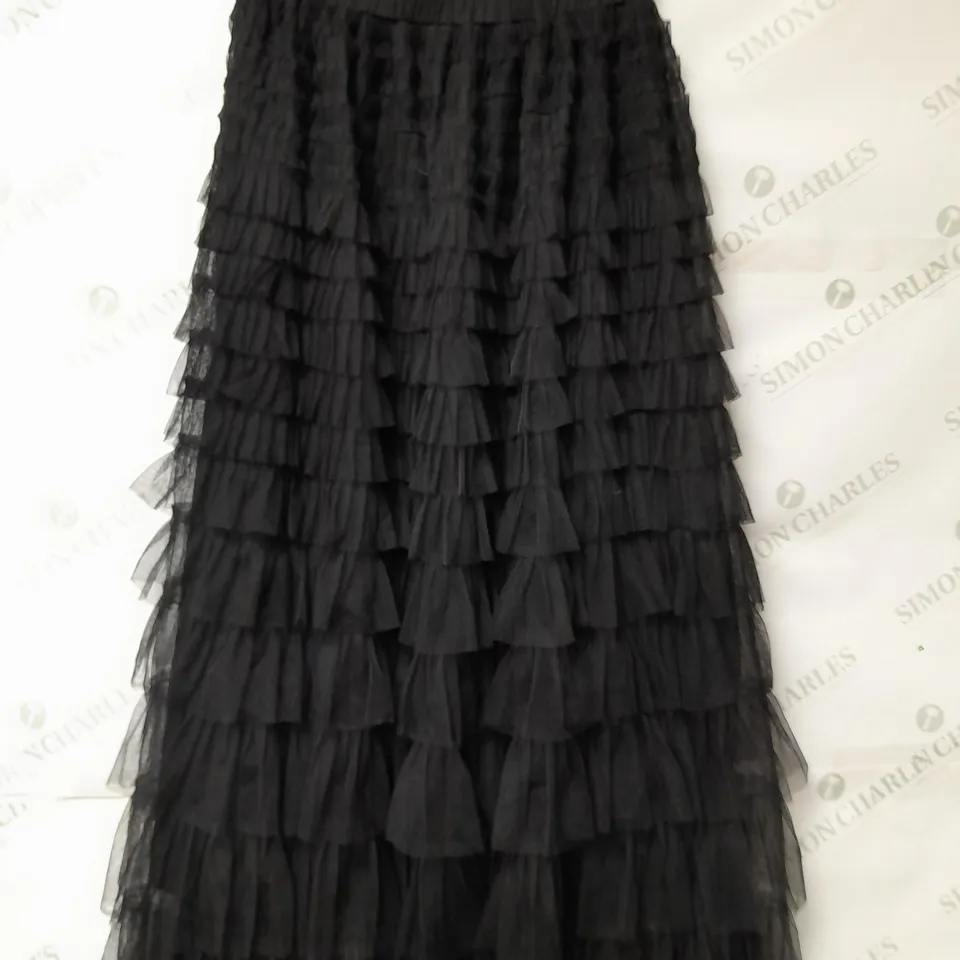 APRICOT LADIES TULLE SKIRT BLACK SIZE 8