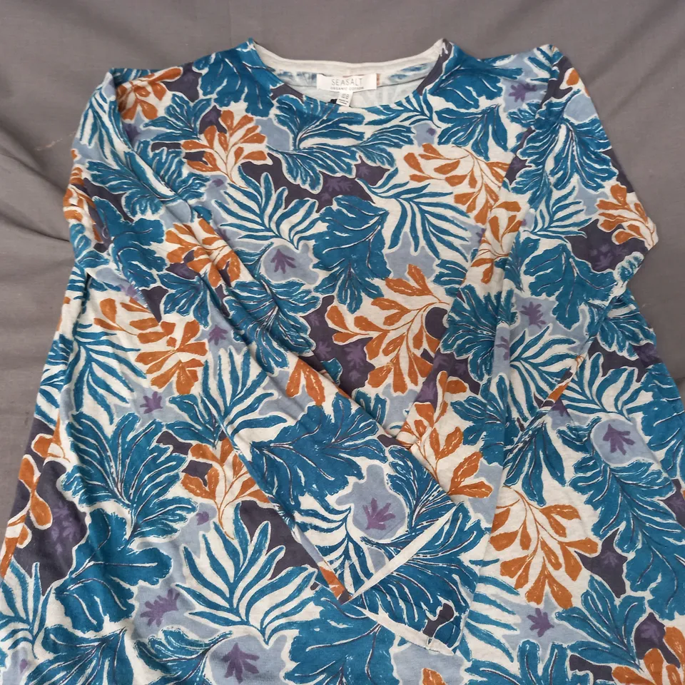 SEASALT JUMPER IN GREEN/MULTI SIZE 14