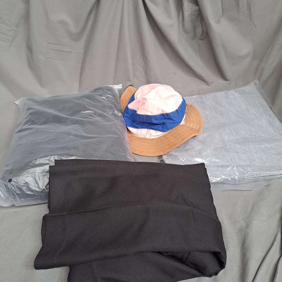 LARGE QAUNTIITY OF ASSORTED CLOTHING ITEMS IN VARIOUS STYLES, SIZES AND COLOURS