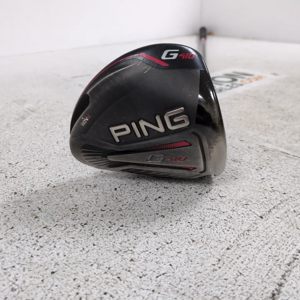 PING G410 GOLF DRIVER – BLACK WITH RED ACCENTS