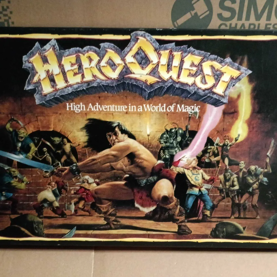 MB GAMES HERO QUEST BOARD GAME 