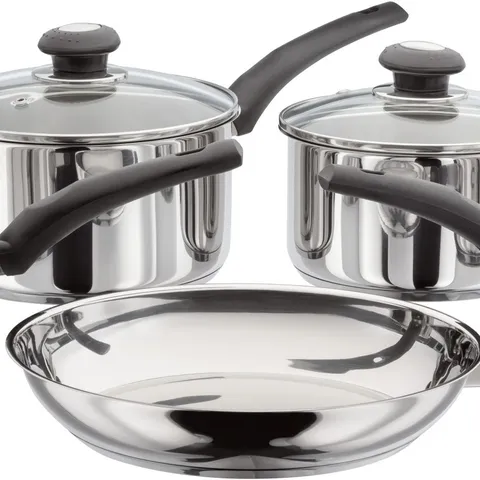 BOXED JUDGE, ESSENTIALS - 5 PIECE SAUCEPAN SET 