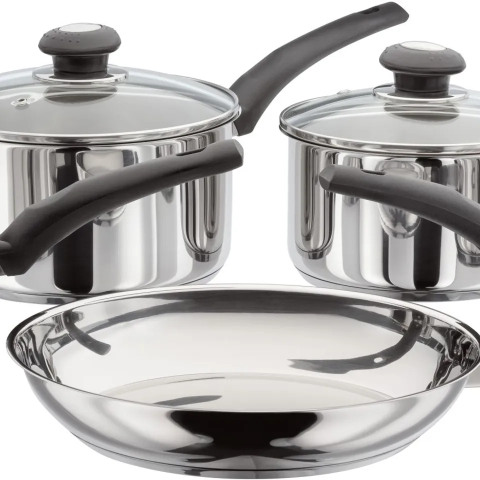 BOXED JUDGE, ESSENTIALS - 5 PIECE SAUCEPAN SET 