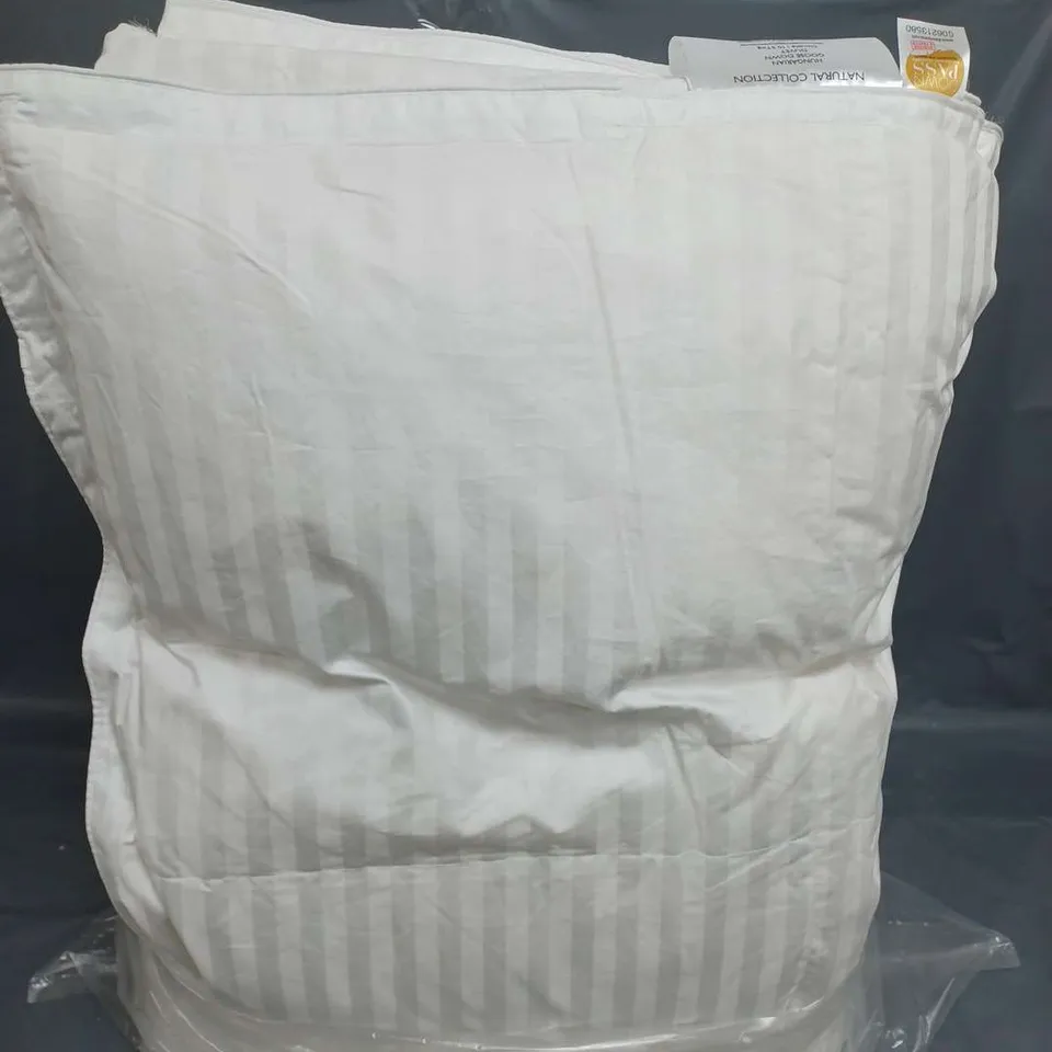 BOXED JOHN LEWIS NATURAL COLLECTION HUNGARIAN GOOSE DOWN DUVET SIZE DOUBLE 