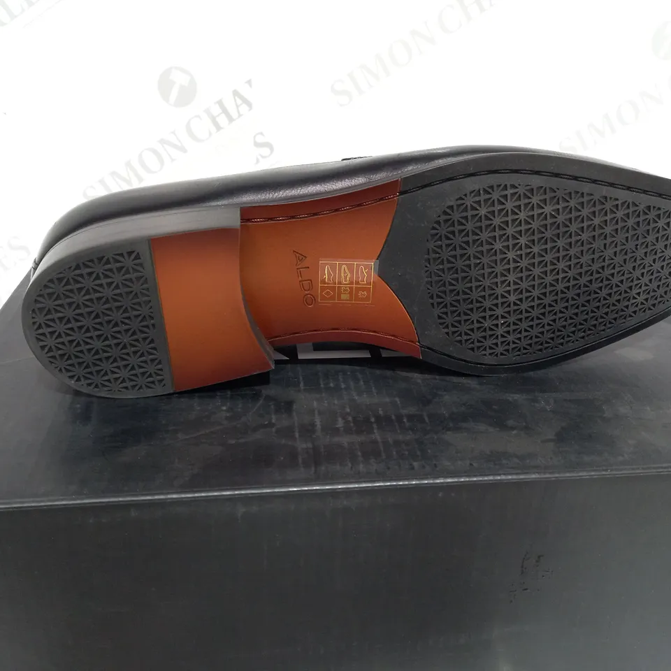 BOXED ALDO BLACK ZEDDIANI SHOE - SIZE 8
