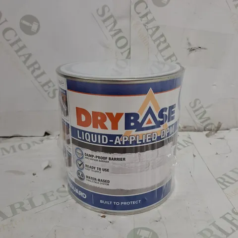 DRYBASE DAMP PROOF PAINT (1 L, WHITE) - DAMP PROOFING MEMBRANE FOR INTERIOR & EXTERIOR WALLS AND FLOORS. WATERPROOF PAINT. - COLLECTION ONLY