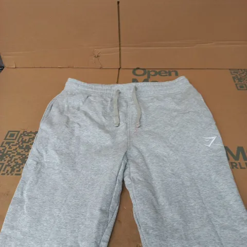 GYMSHARK GREY JOGGERS – SIZE L