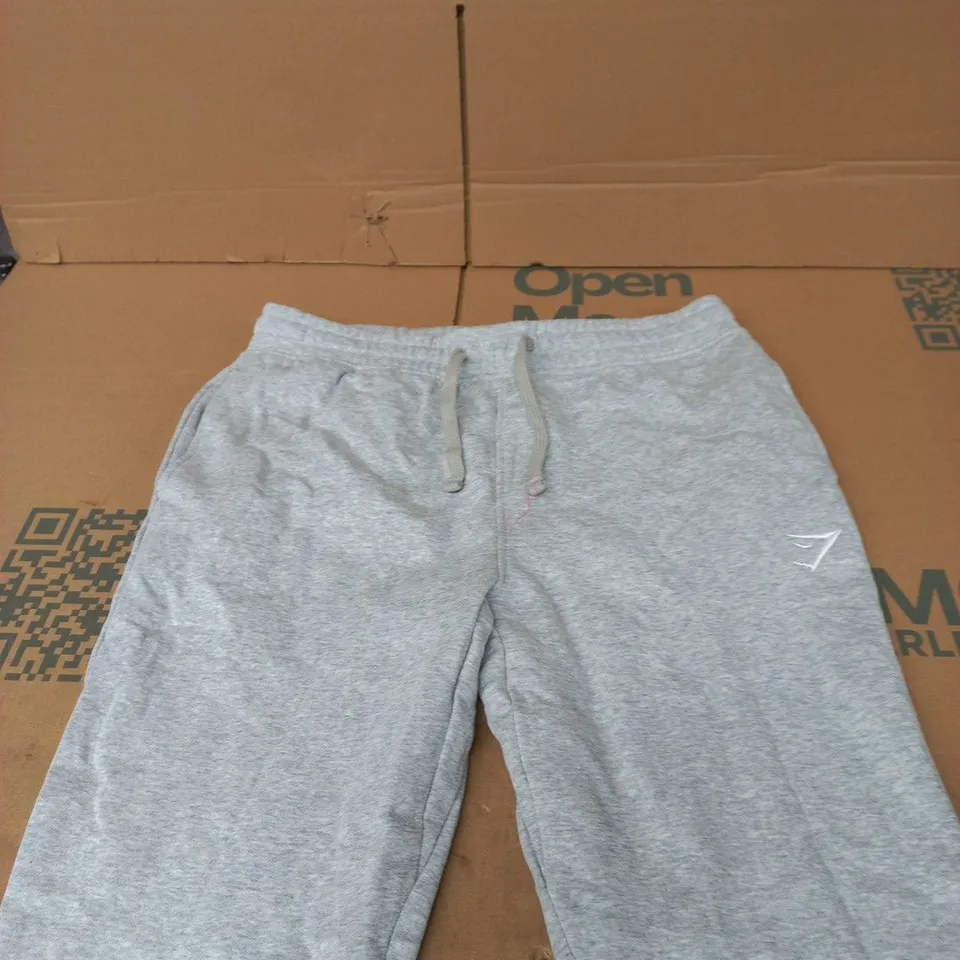 GYMSHARK GREY JOGGERS – SIZE L