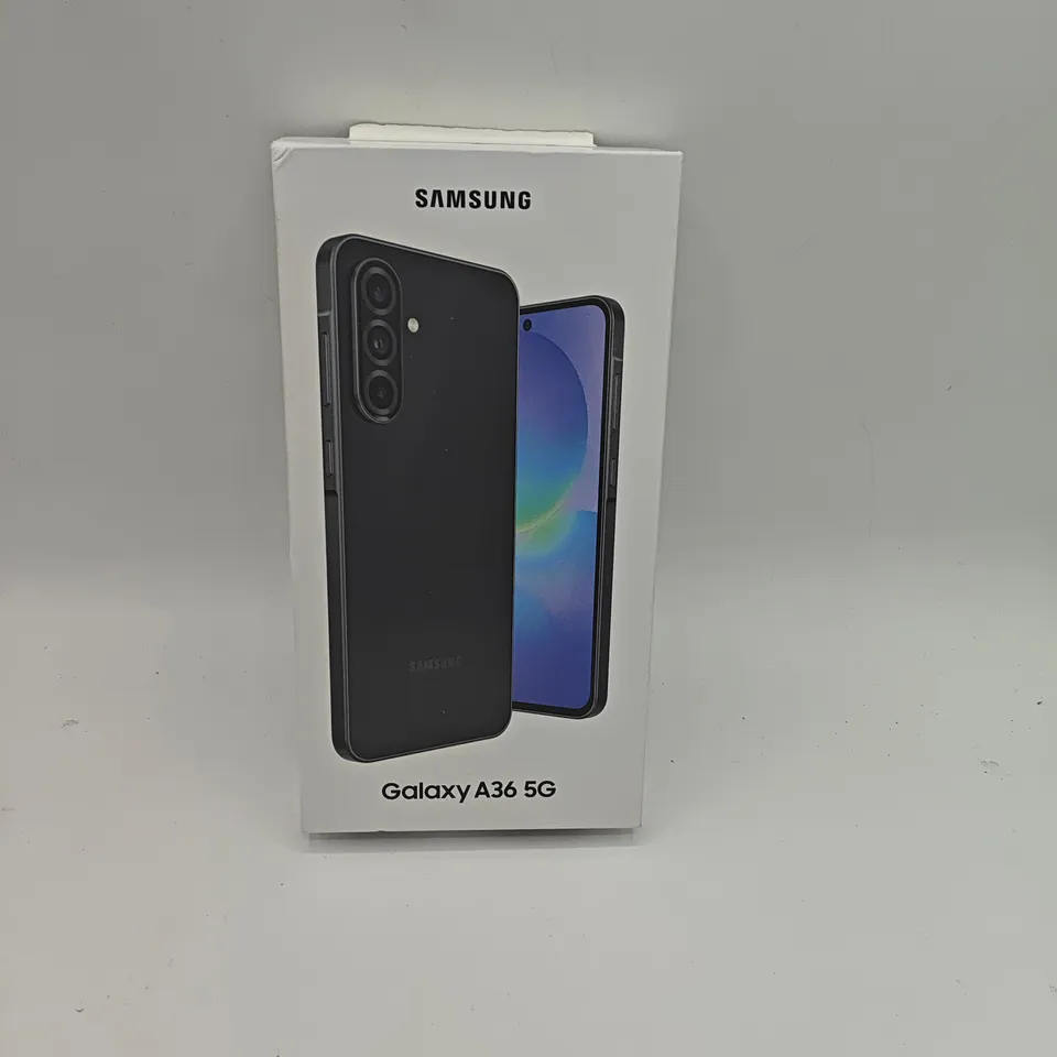 BOXED SAMSUNG GALAXY A36 5G 6/128GB IN AWESOME BLACK - SM-A366B