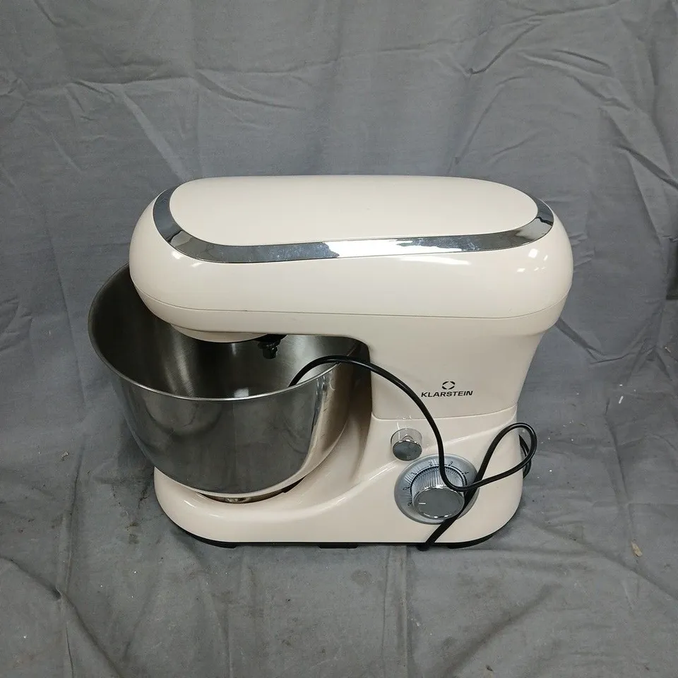 BOXED KLARSTEIN BELLA PICO 2G 1200W FOOD PROCESSOR - CREAM