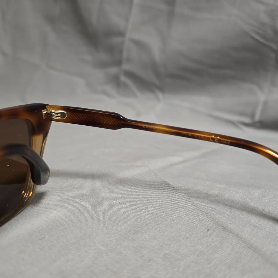 TORTOISESHELL SUNGLASSES WITH BROWN LENSES – RECTANGULAR ACETATE FRAME