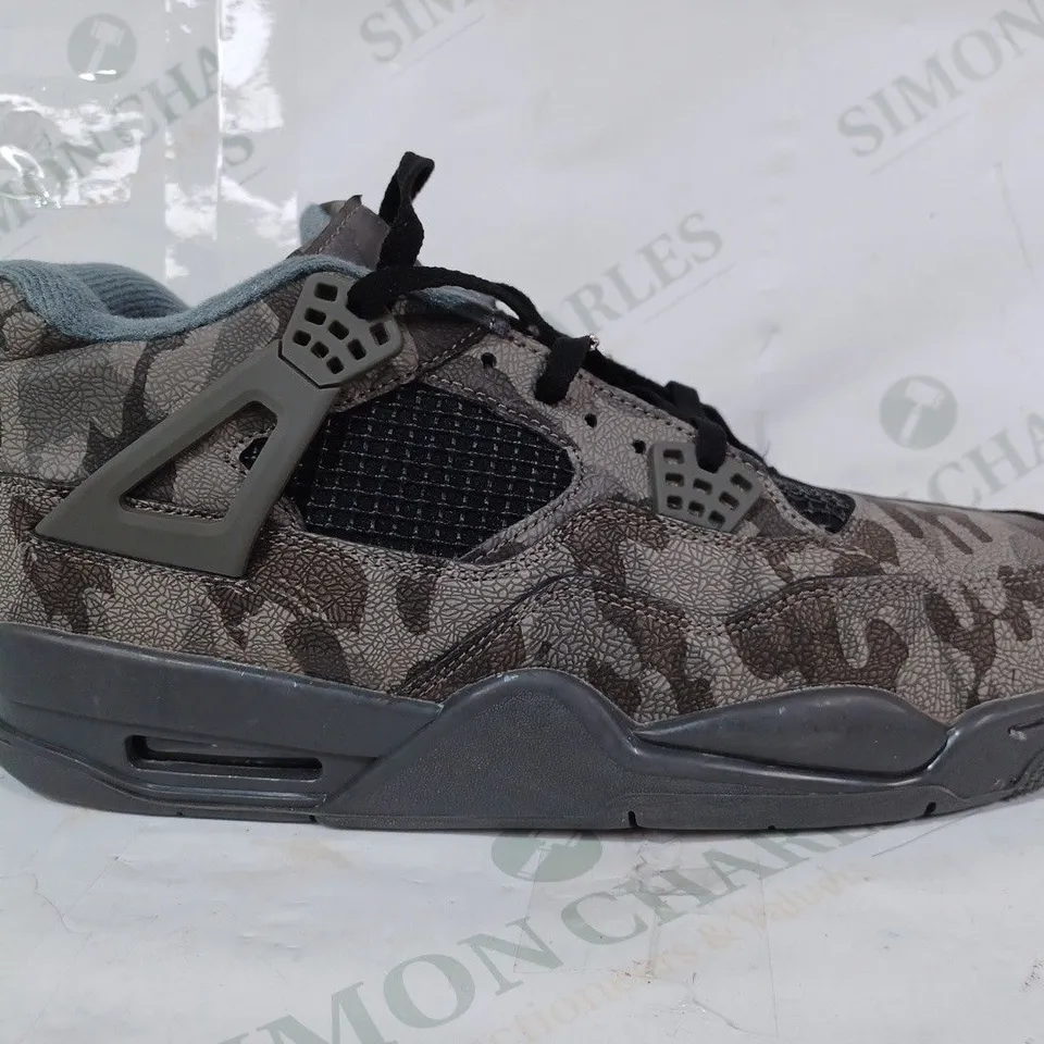 BOXED PAIR OF NIKE AIR JORDANS IN URBAN CAMO COLOUR UK SIZE 10