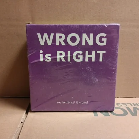 WRONG IS RIGHT PARTY GAME