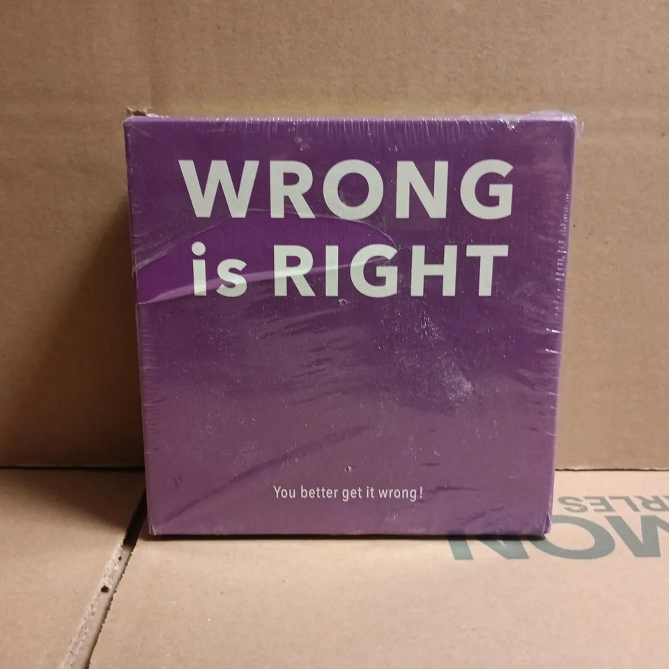 WRONG IS RIGHT PARTY GAME