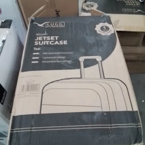 BOXED LUGG 40CM JETSET SUITCASE TEAL