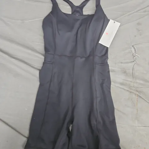 SWEATY BETTY ALL DAY BODYSUIT IN BLACK - SMALL