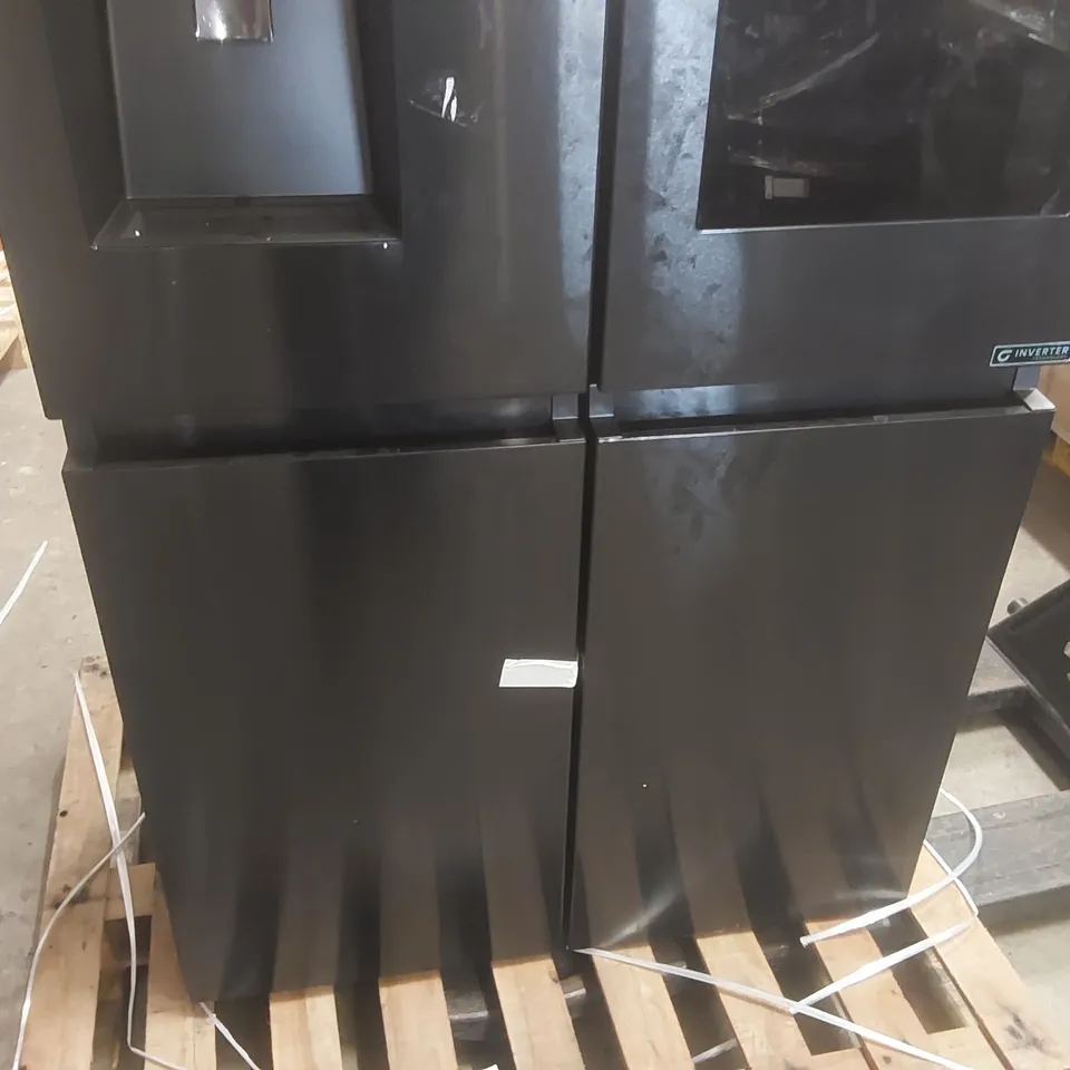 HISENSE PUREFLAT ECLIPSE RQ760N4IFE PLUMBED TOTAL NO FROST MULTI-DOOR AMERICAN FRIDGE FREEZER - BLACK - E RATED