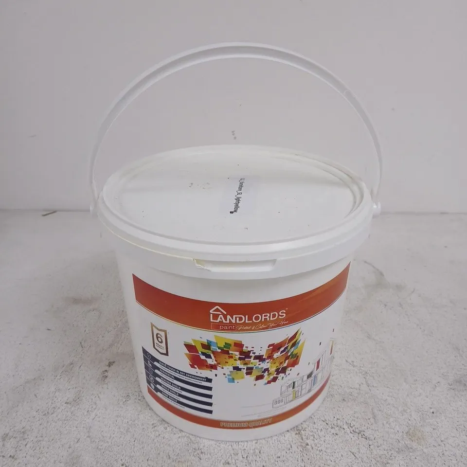 LANDLORDS FURNITURE 5L PAINT LIGHT YELLOW - COLLECTION ONLY