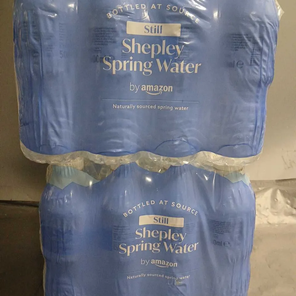 LOT OF 2 12-PACKS OF SHEPLEY SPRING WATER