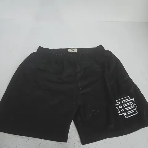 ERIC EMANUEL BLACK MESH SHORTS – SIZE M (MEDIUM) – MADE IN NEW YORK
