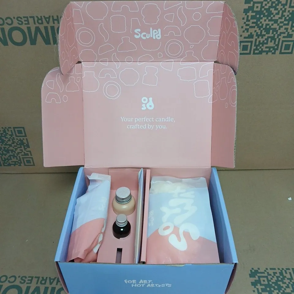 SCULPD THE CANDLE MAKING POTTERY KIT FOR TWO