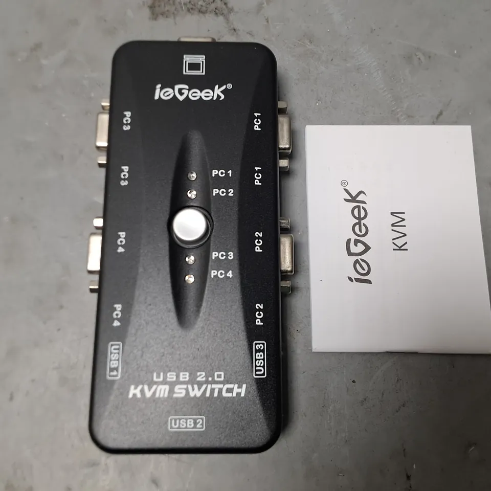 BOXED IEGEEK 4-PORT USB KM SWITCH