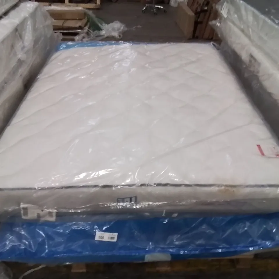 QUALITY BAGGED DESIGNER KING SIZE 150cm AIRSPRUNG LUXURY QUILTED MEDIUM MATTRESS RRP £259