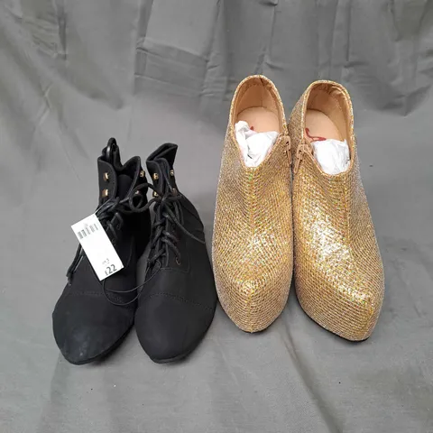 CAGE OF APPROXIMATELY 50 PAIRS OF ASSORTED SHOES IN VARIOUS STYLES, COLOURS AND SIZES - COLLECTION ONLY