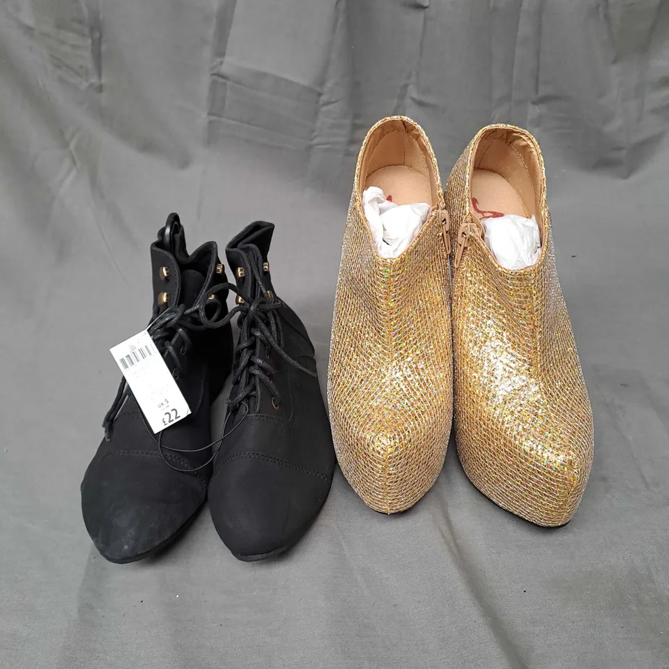 CAGE OF APPROXIMATELY 50 PAIRS OF ASSORTED SHOES IN VARIOUS STYLES, COLOURS AND SIZES - COLLECTION ONLY