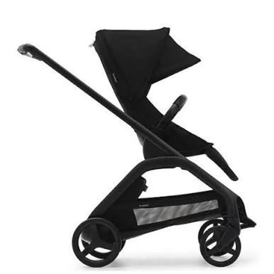BOXED BUGABOO DRAGONFLY COMPLETE STROLLER - BLACK/MIDNIGHT BLACK 