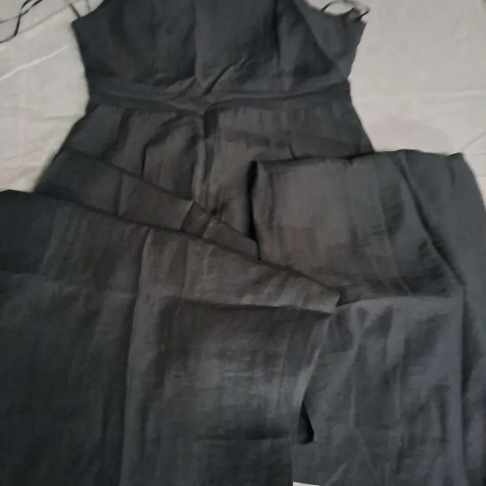 NOBODYS CHILD TESS BLACK JUMPSUIT - UK 10