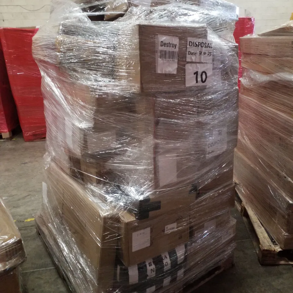 PALLET CONTAINING ASSORTED PRODUCTS INCLUDING GAMING CHAIR, MITE REMOVAL INSTRUMENT & FOOD PROCESSOR